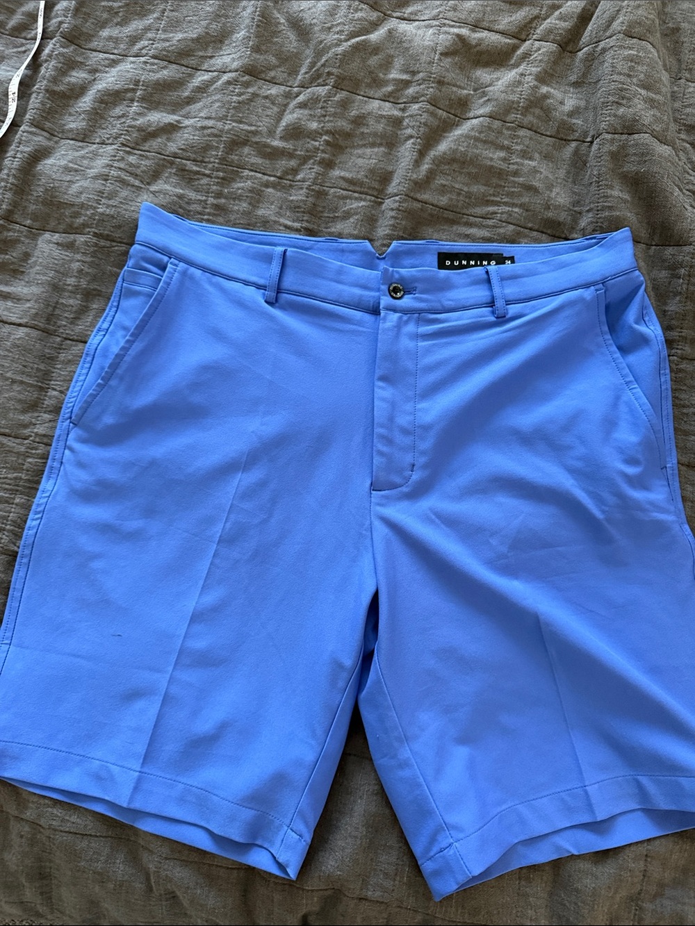 Dunning Men's Blue Performance Golf Shorts